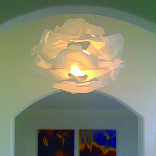 Installation of Fire Farm's Cloud pendant 02765